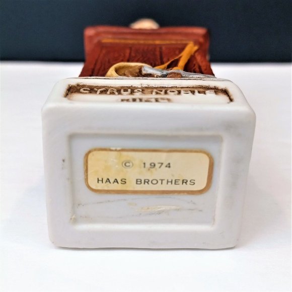 1974 Haas Bros Cyrus Noble Mine Assayer's Office 6"Whiskey Decanter Empty AS IS - Picture 9 of 9